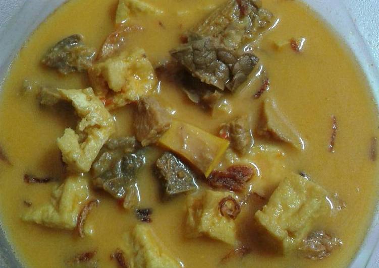 Resep Kari TaDaPi (Tahu Daging saPi)