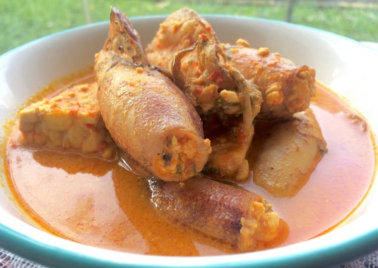 resep masakan Gulai Cumi Isi Tahu