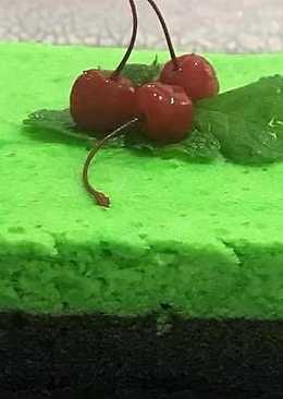 Brownies ketan hitam pandan