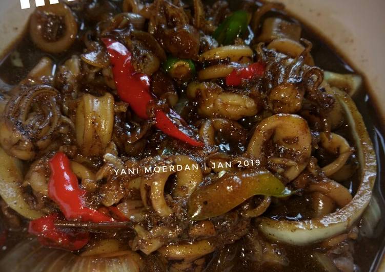 Resep Cumi Lada Hitam