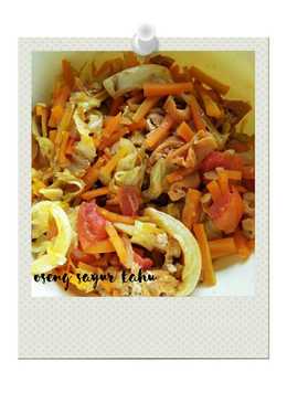 Oseng sayur tahu