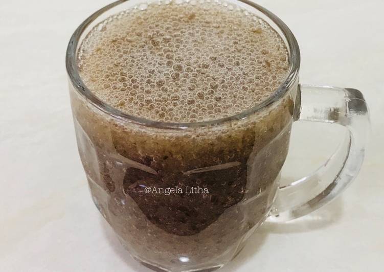 resep Juice jamur kuping + madu #eat clean