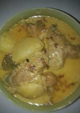 Opor ayam & kentang