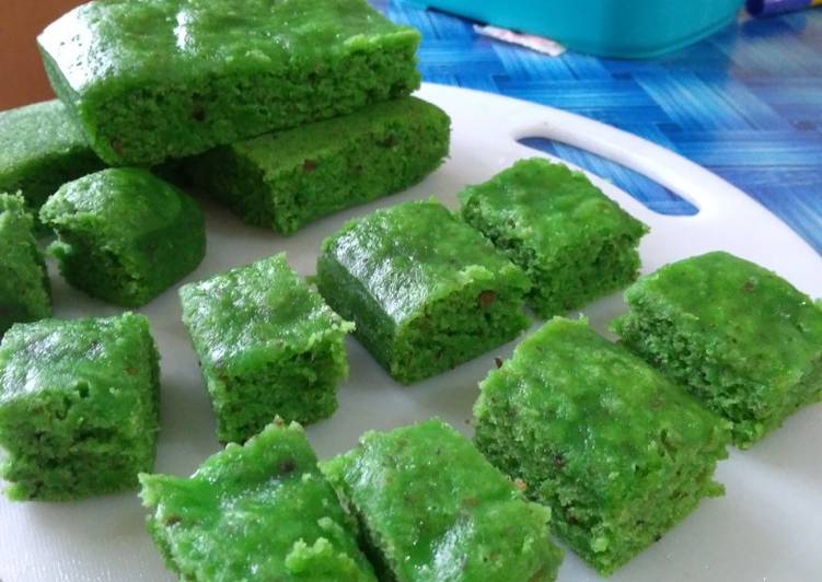Cake Kukus Kurma Pandan, anti kecewa tuk #bikinramadhanberkesan