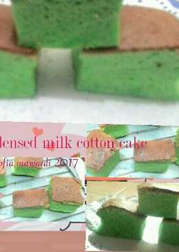 Condensed milk cotton cake