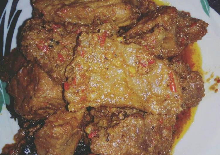 gambar untuk resep makanan Rendang sapi #KitaBerbagi