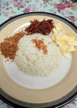 Nasi uduk rice cooker sederhana tp gurihhhhh