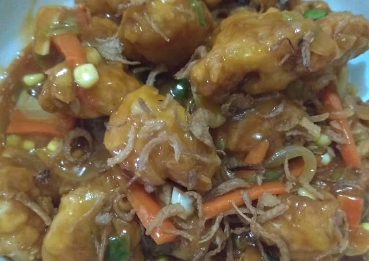 Ayam Crispy Asam Manis Simple BikinRamadanBerkesan