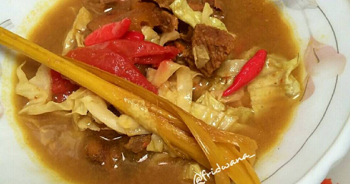 Resep Tongseng Daging Sapi dan Kikil (dengan susu tanpa ...