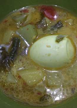 TK4 (telur kentang kacang panjang kuah kuning)