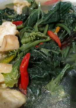 Jukut jepang mekuah bumbu bali (pucuk daun labu tahu)
