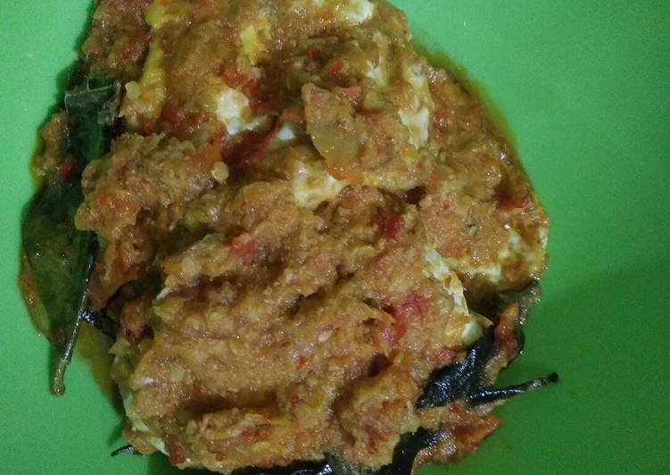 Resep Telor ceplok balado Kiriman dari Ayank Noet