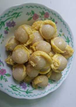 Cilok goreng telur