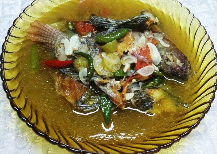 resep makanan Sup Nila Asam Pedas