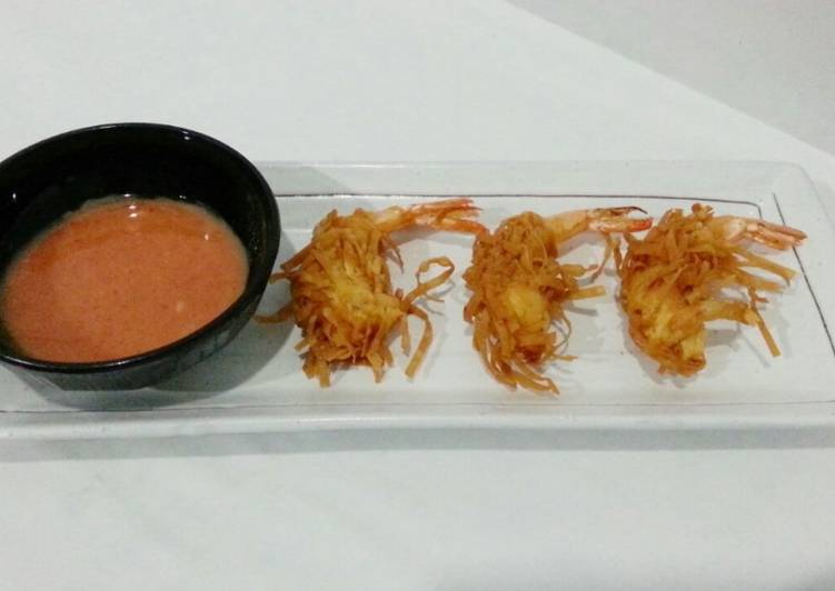 gambar untuk resep makanan Udang Goreng Balut Kulit Pangsit