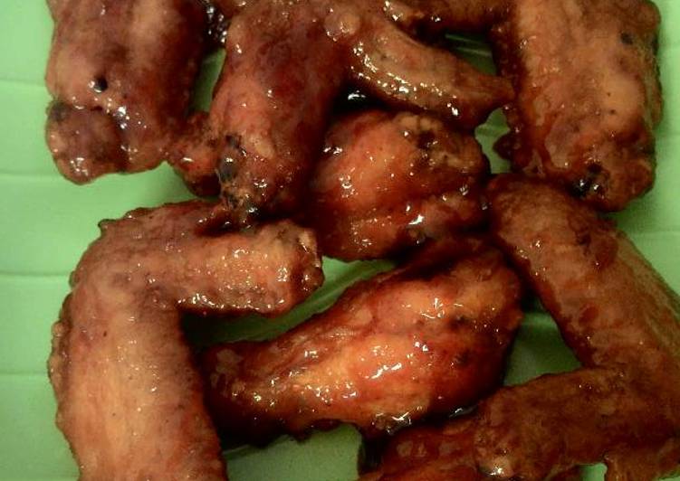 resep masakan Chicken wings balur barbeque