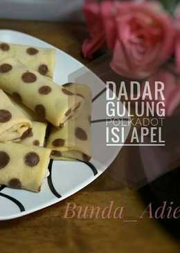 Dadar Gulung Polkadot Isi Apel