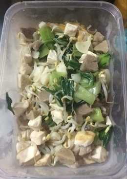 Tumis Pok Coy Toge (Less Salt Diet)