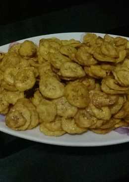 Kripik pisang manis gurih renyaaaahhh...simple