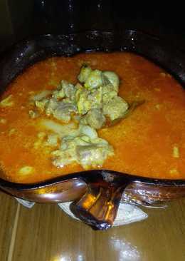 Gulai kambing kuah susu