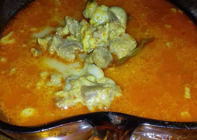 gambar untuk resep makanan Gulai kambing kuah susu