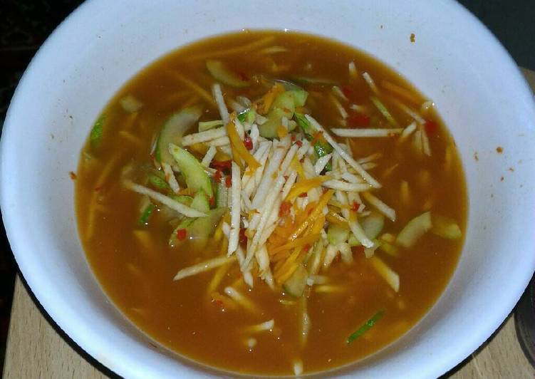 resep makanan Asinan sayur dan buah