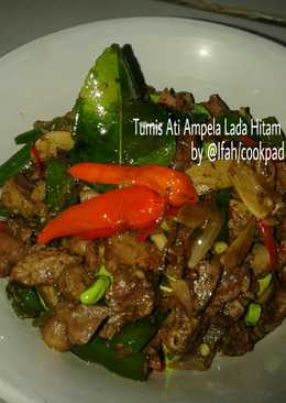 Tumis Ati Ampela Lada Hitam Praktis