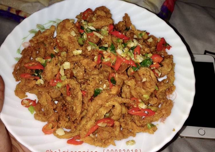 resep Jamur Crispy Cabai Garam