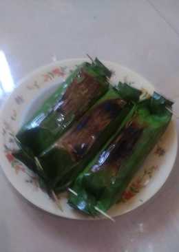 Nasi bakar ikan asin