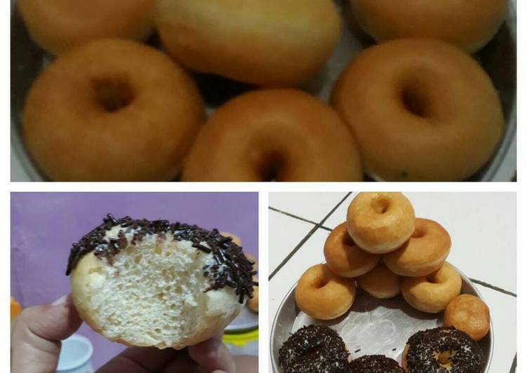 gambar untuk cara membuat Donat metode water roux