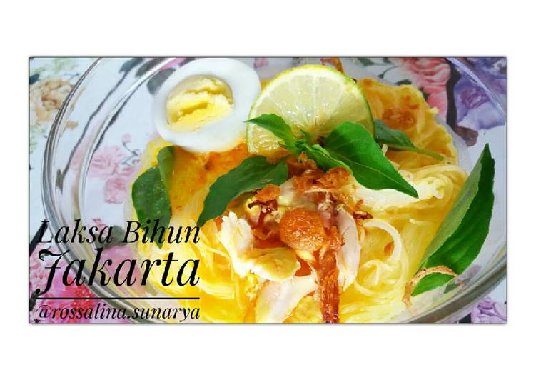 gambar untuk resep makanan Laksa Bihun Jakarta