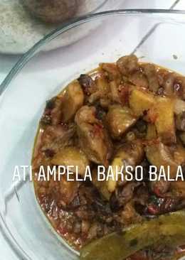 Hati Ampela Bakso Balado