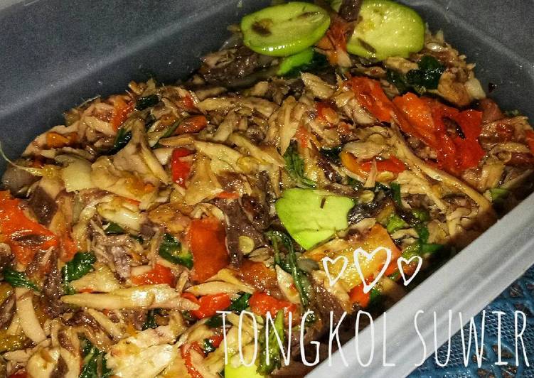 resep Tongkol Suwir Pete