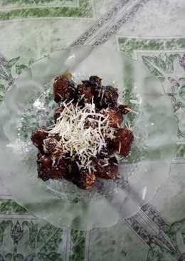 Bakso ayam tabur keju