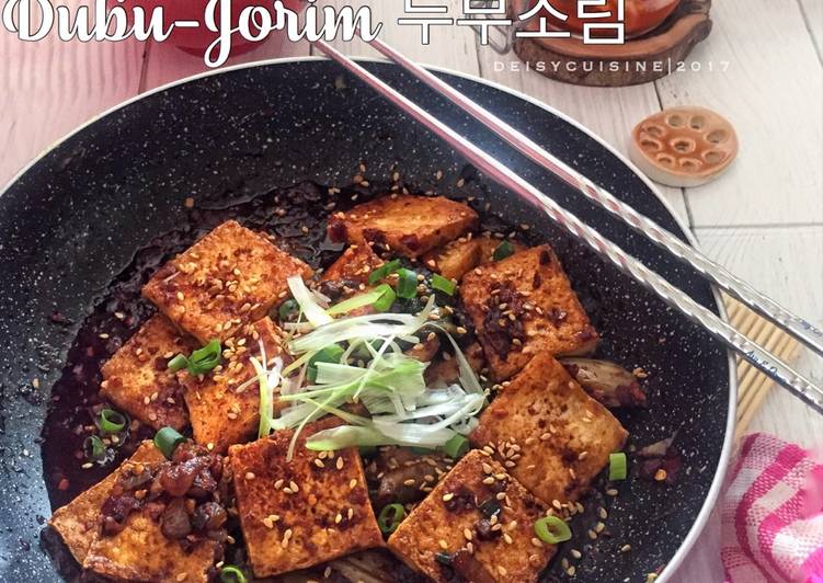 resep Spicy braised tofu (Dubu-jorim ????)