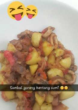 Sambal goreng cumi kentang resep super simple ð