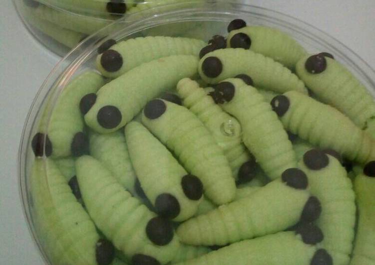 Resep Caterpillar cookies (kue ulat daun) Oleh Norma Ismayucha