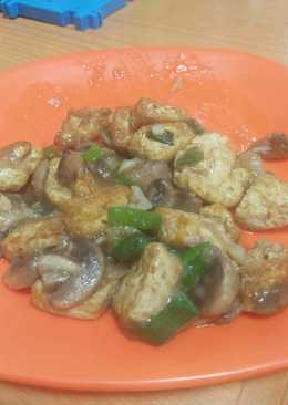 Oseng egg tofu simpel