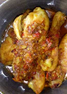 Sambal ayam super pedas