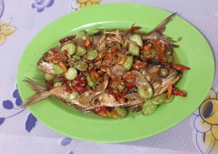 cara membuat Ikan peda pete pedas