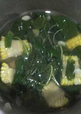 Sayur bayam jagung sederhana