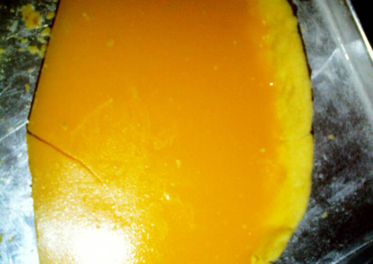 resep masakan Pumpkin pie teflon dengan crust renyah