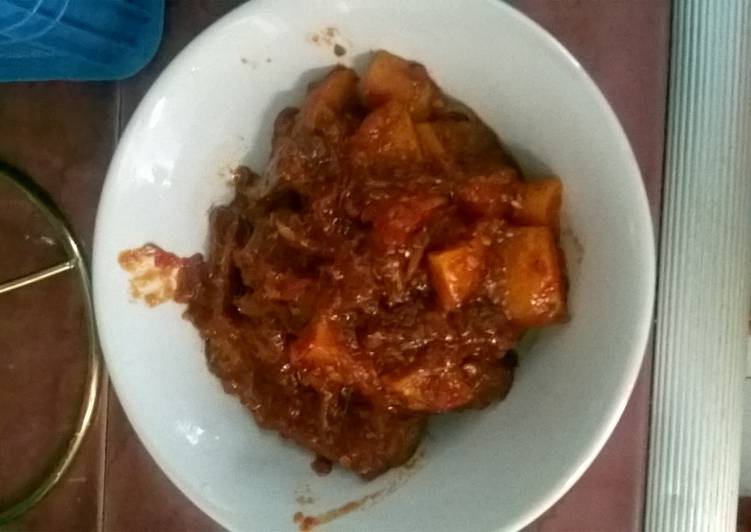 Resep Tumis sarden kaleng with kentang goreng Karya Hafazha