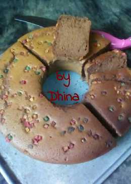 Cake Coklat (tanpa pengembang)