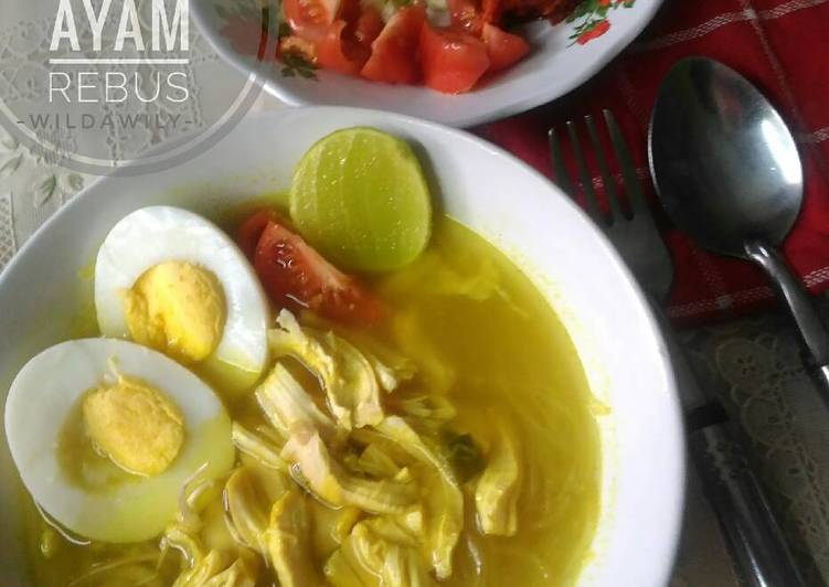 gambar untuk resep Soto Ayam Rebus #postingrame2_soto