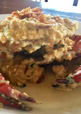 Kepiting goreng teLor asin