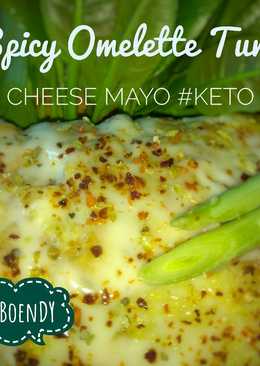 Spicy Omelette Tuna Cheese Mayo #ketopad_cp_cheese