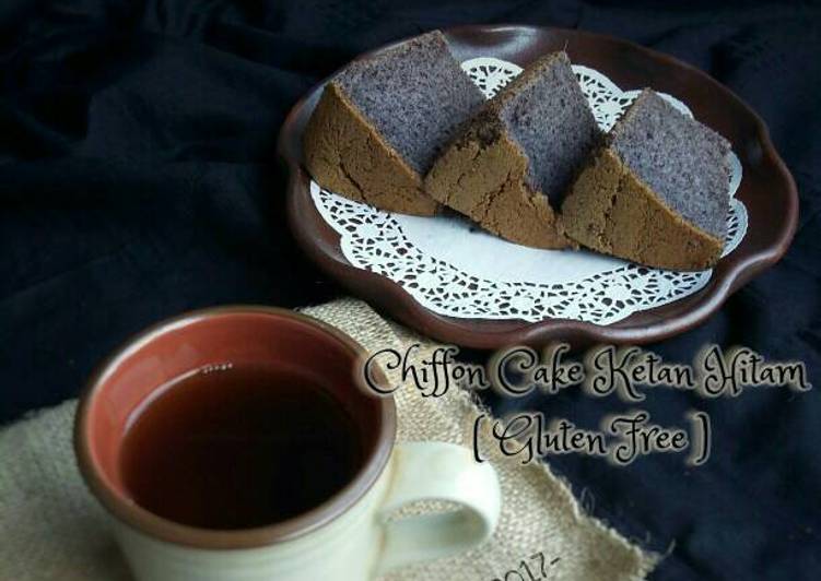 gambar untuk cara membuat Chiffon Cake Ketan Hitam(Gluten Free)