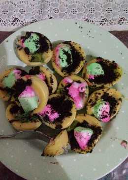 Kue Cubit Green Tea Oreo Marshmallow