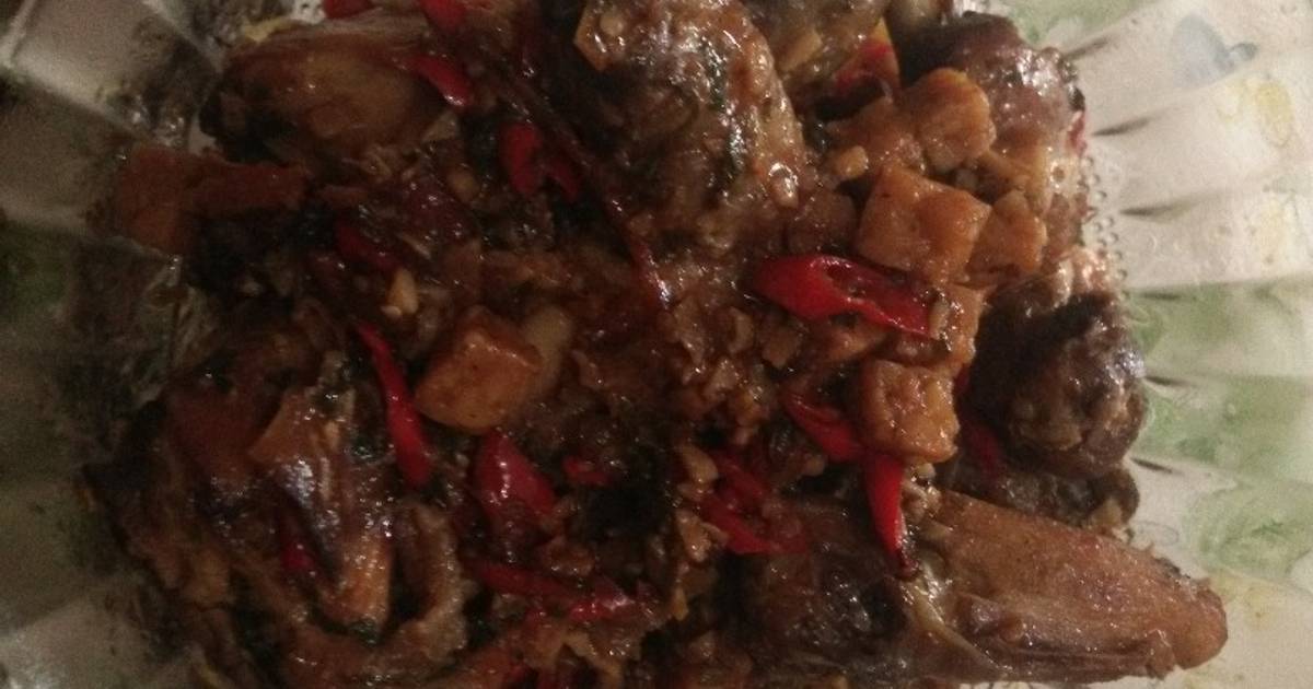 Resep Ayam Tempe Saos Teriyaki maknyooss ala Hirnie Fortune Alona